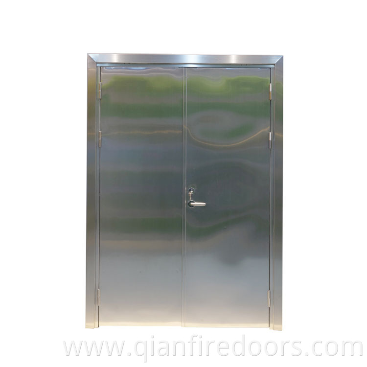 metal fire rated american 316 style fire stainless steel entry residential door